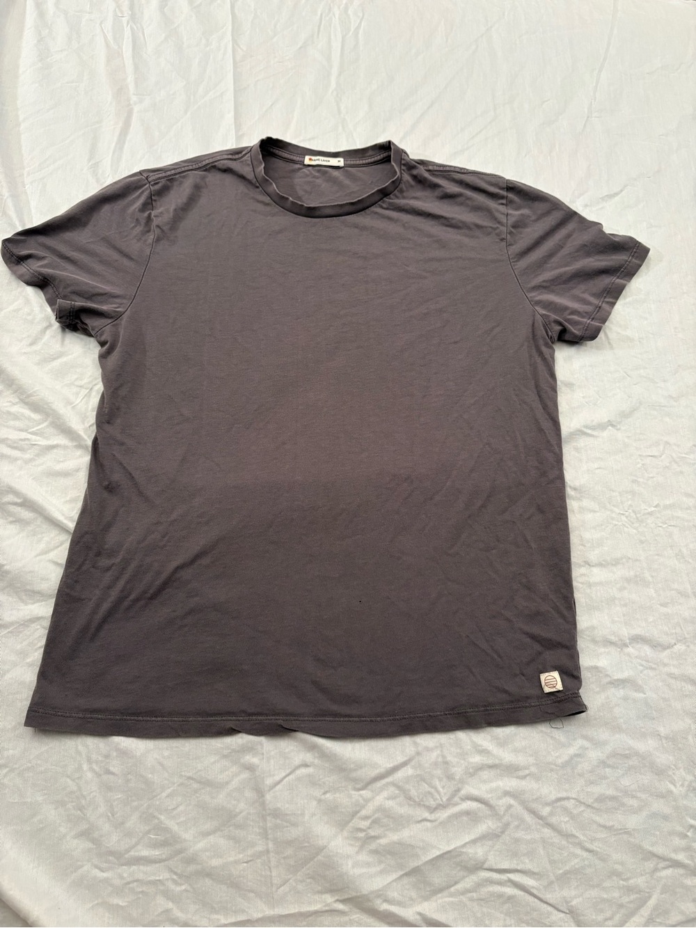 Marine Layer Men’s M Charcoal Gray Crewneck T-Shirt Soft Basic Tee